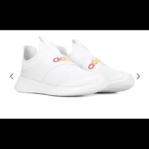 White slip on adidas. Stock picture but I will add